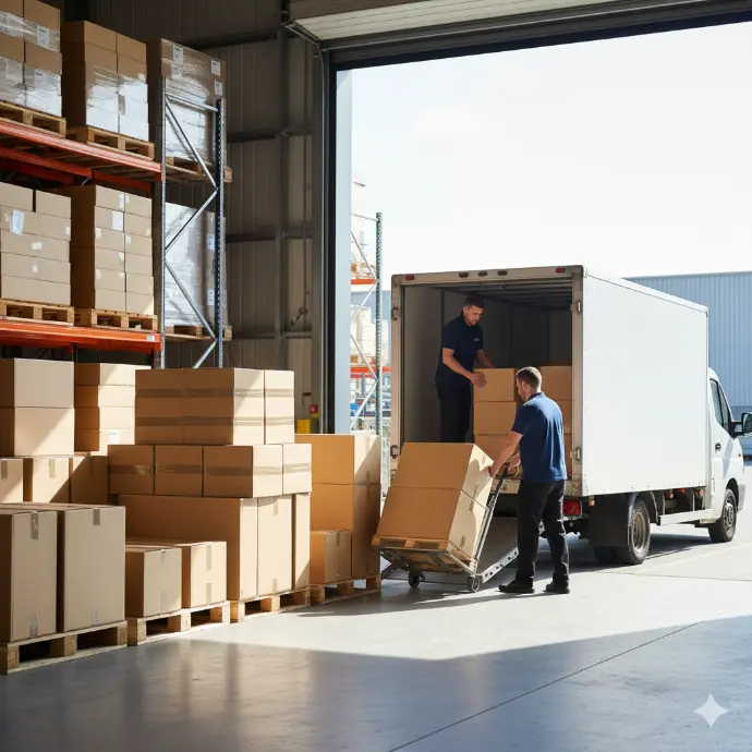 business fulfilment - warehouse loading